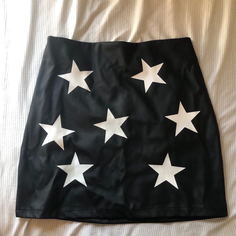 Leather skirt